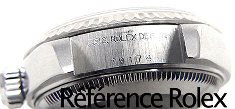 vintage rolex metal reference number